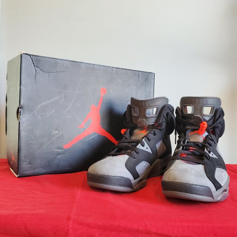 Air Jordan 6 Retro Low Black/ Metallic Silver